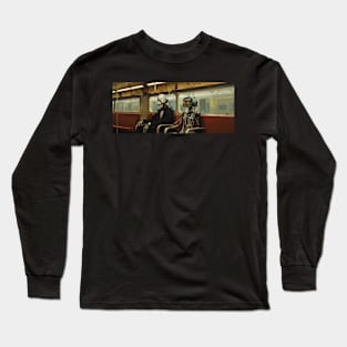 Robots on a Bus Long Sleeve T-Shirt